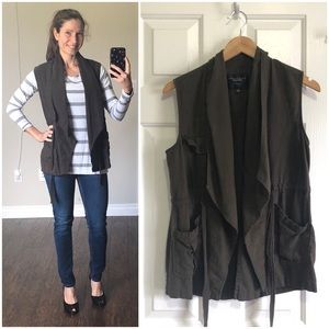 🧡 Sanctuary olive green utility vest